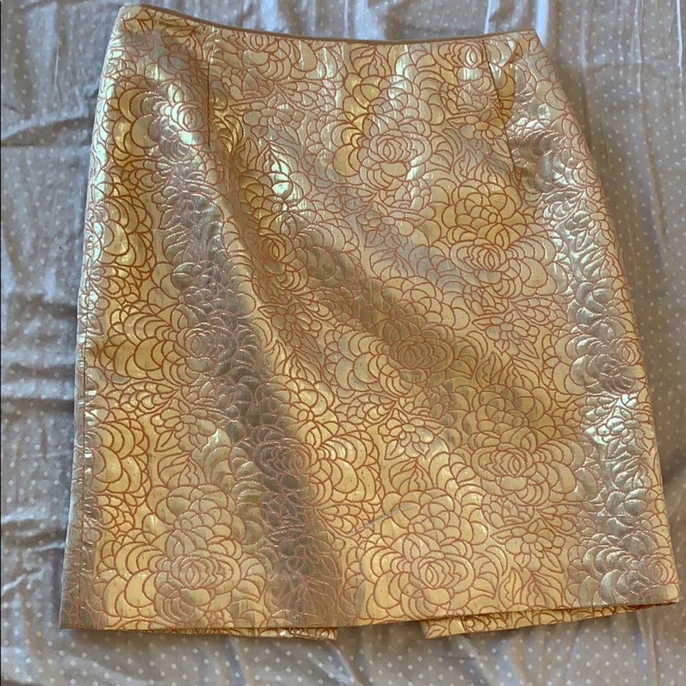 H&M Metallic skirt
